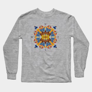 Nautical Kaleidoscope Long Sleeve T-Shirt